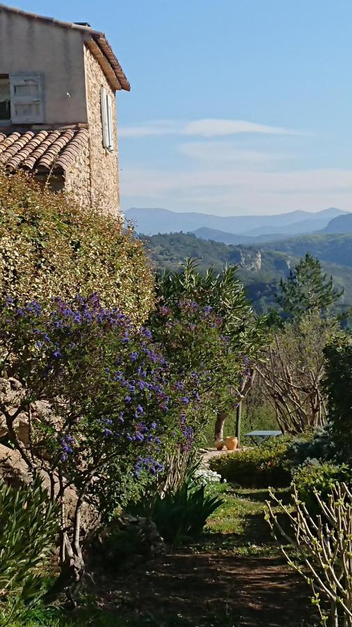 Gîte en Cévennes du sud, bergerie restaurée, 2 à 4 personnes, piscine, vue exceptionnelle, authenticité et confort Saint-Laurent-le-Minier Esterno foto